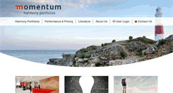 Desktop Screenshot of harmonyportfolios.com